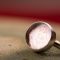 Χειροποίητο Ασημένιο Μικρό Δαχτυλίδι Ροζ Παστίλια