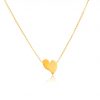 Hand Made Sterling Silver Gold Plated Heart Pendant